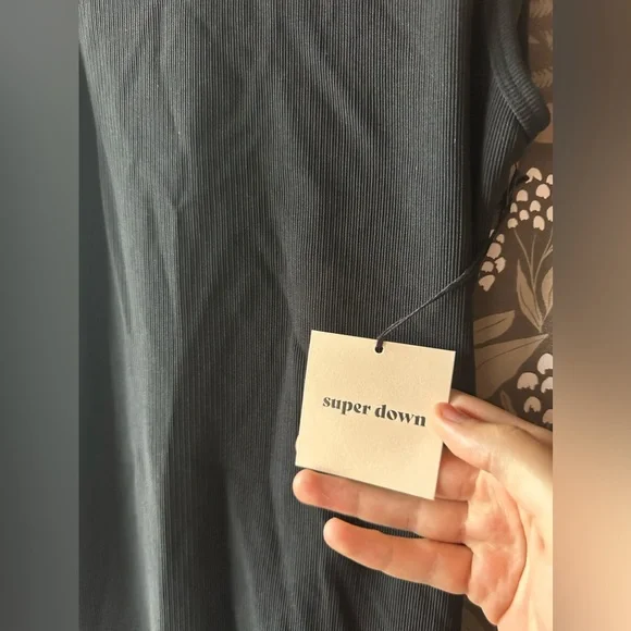 NWT Superdown Sherry Slit Maxi in Black size small - Picture 6 of 8